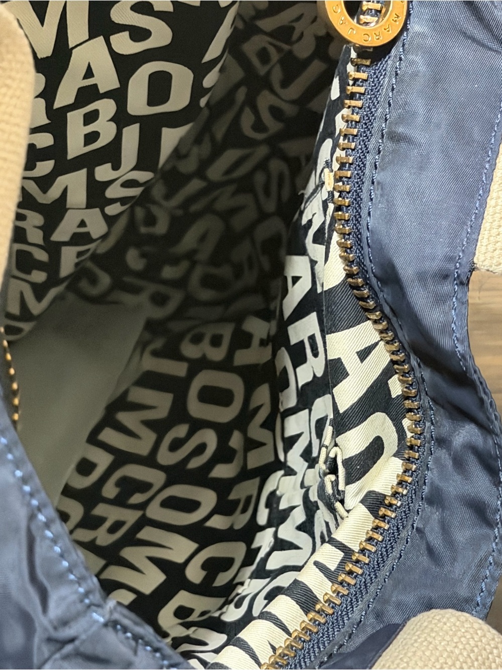 Marc by Marc Jacobs Nylon Princess Tote Bag | Rare Graphic Print Shoulder Bag - Picture 9 of 12